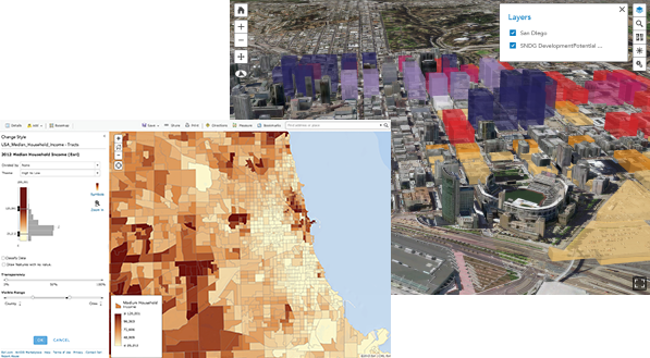 Example map and scene Example map and scene