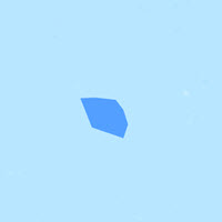 Example of convex hull features returned by the Find Dwell Locations tool Example of convex hull features returned by the Find Dwell Locations tool